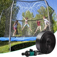 Outdoor Trampoline Water Sprinkler Hose with Jump Switch