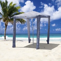 LazyDayz Portable Beach Gazebo Tent with Carry Bag 1.8m