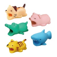 5Pcs Animal Collection Silicon Cable Protector Pack-Random Design Selected