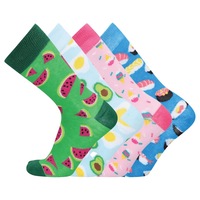 NEW 4PK Novelty Fun Socks - Latest Craze in Socks - Yellow