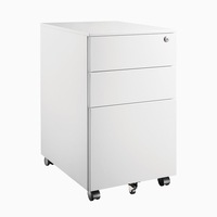 Desky GO Slimline Steel Mobile Pedestal