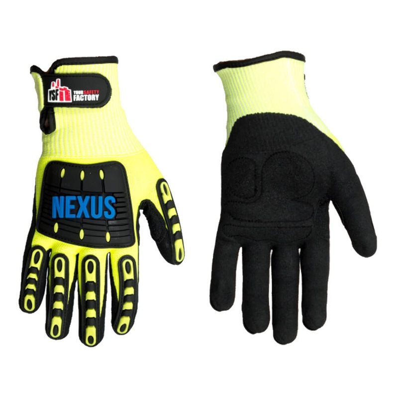 YSF Nexus GRIP Cut 5/DP TPR Nitrile Sandy Finish Gloves - LARGE  Australia