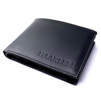 HAARLEM Men LEER 29500 Leather Wallet Black