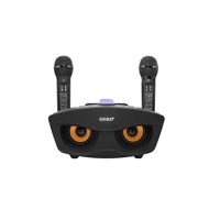 SDRD Owl Wireless Bluetooth Speaker With 2 Microphones Home Karaoke sd-306