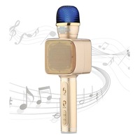 TEQ Microphone Speaker Bluetooth Karaoke For Phone Youtube TV + SD