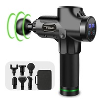 TEQ Powerful Vibration Muscle Therapy Relax Massager Gun + Free Carry Case