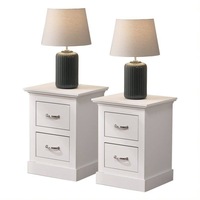 Ashford White Bedside Tables Set of 2