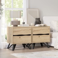 Grayson Two Drawer Bedside Table Bundle 
