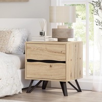 Grayson Two Drawer Bedside Table