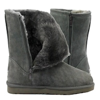 Waratah UGG Unisex Water Resistant Short Mid Zip Up Boot - Grey
