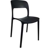 CafePro Gipsy Plastic Resin Chair, Polypropylene Easily Stackable, Matt Finish Armless Outdoor Furniture with Extra Durable and Heavy Weight Capacity