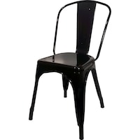 New Replica Tolix Steel High-Back Stackable Cafe Dining Chairs, CafePro brand desk chair, dining set, gaming chair, bedroom furniture