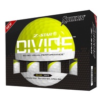 Srixon 2023 Z-Star Divide Golf Balls - White/Yellow