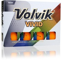 Volvik Vivid Golf Balls - Orange