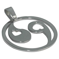 Unisex Italian Design Ying Yang Pendant L275 RRP$79.95