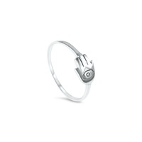 Sterling Silver El Fatimas Hand Designer Ring