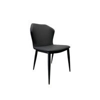 Macy PU Leather Dining Chair - Black Colour