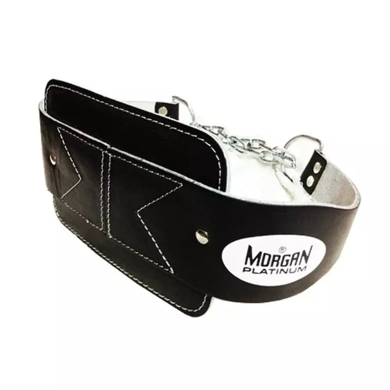 Morgan Platinum Leather Dipping Weight Belt Morgan