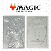 LC Magic the Gathering Limited Edition Silver Plated Ajani Goldmane Metal Collectible