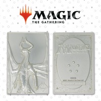 LC Magic the Gathering Limited Edition Silver Plated Nicol Bolas Metal Collectible