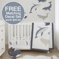 Lolli Living - 4-Piece Nursery Set - Oceania. + Free Matching Decal Set