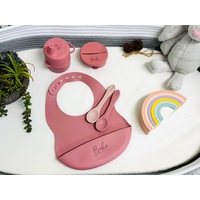 Boho Wild Child - 6 Piece Silicone Baby Feeding Bundle - 100% Baby Safe, BPA Free