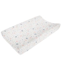 Living Textiles - Organic Muslin Change Pad Cover - Botanical