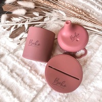 Boho Wild Child - Silicone Sip & Snack Set