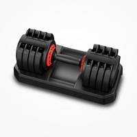 FitnessLab Adjustable Dumbbells Dumbbell Set Weight Dumbbells Plates Exercise Fitness Gym 25kg 32kg