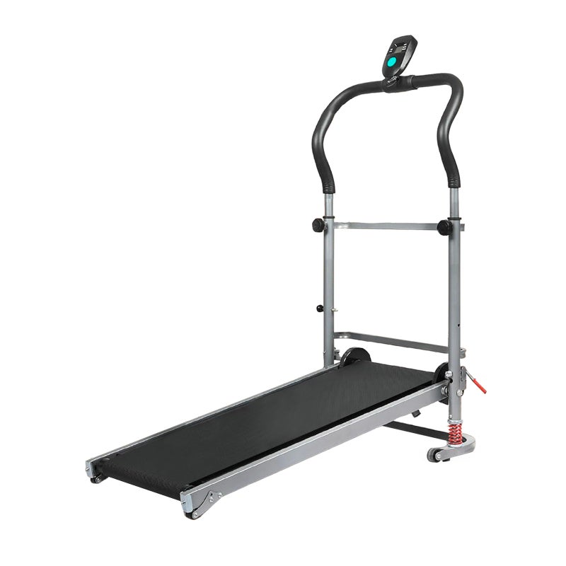 FitnessLab Manual Treadmill Foldable Incline Exercise Fitness Walk Machine Home Gym Australia