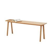 MIUZ Dining Bench Solid Timber American White Oak Wood Kitchen Entryway Bedroom