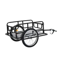 OUTDOOR360 Bicycle Cargo Luggage Trailer Cart Bike Wagon Carrier Trailer 60kg