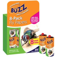 The Buzz Fly Paper Trap X 8 Pack