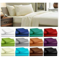 All Under AUD39.99 Hotel Bedding 1800TC Ultra SOFT - 4 Pcs FLAT & FITTED Sheet Set Queen/King/Super Size Bed New