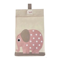 Baby Diaper Stacker - Pink Elephant