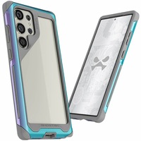 Ghostek Samsung Galaxy S23 Ultra Atomic Slim 4 Aluminum Clear Back Case - Prismatic