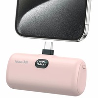 Tough On Mini Portable Charger 5000mAh Power Bank USB C Charging for Samsung Android iPhone 15 Series