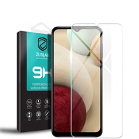ZUSLAB Galaxy A12 Tempered Glass Screen Protector 9H Hardness for Samsung - Clear