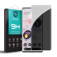 ZUSLAB Pixel 7a Privacy Tempered Glass Screen Protector Film Anti Spy Case Friendly 9H Hardness for Google (2023)