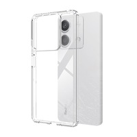 ZUSLAB Redmi Note 13 5G Case Slim Hybrid Shockproof Translucent Protective Cover for Xiaomi (2024) - Clear
