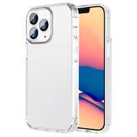 ZUSLAB Slim Hybird Case for iPhone 13 Pro 6.1" Shockproof Translucent Protective Cover - Clear