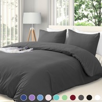 LINENOVA 2000TC Hotel Soft Quilt Cover Duvet Cover Set All Size - 10 Colors Choice