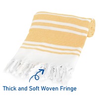 LINENOVA Sand Free Beach Towels 39"x71" Turkish Style Lightweight Swimming Outdoor Camping Towel