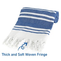 LINENOVA Sand Free Beach Towels 100x180CM Turkish Style Lightweight Swimming Outdoor Camping Towel