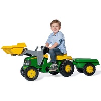 John Deere Classic Pedal Tractor with Trailer and Loader