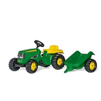 John Deere Rolly Kid Tractor with Trailer
