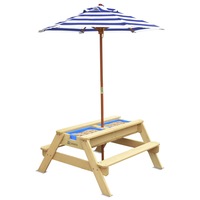 Sunrise Sand and Water Picnic Table with Shade