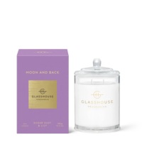 Glasshouse Candle Moon and Back