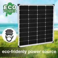 Solar Panel 12V Mono Caravan Home Off Gird Battery Charging Power 100 Watt