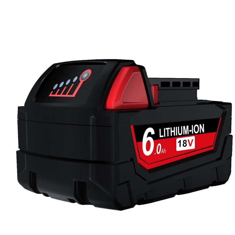 Tavice 18V Milwaukee Compatible 6.0Ah Lithium XC Battery - Suits M18 48-11-1840 48-11-1860 Battery Mate Australia